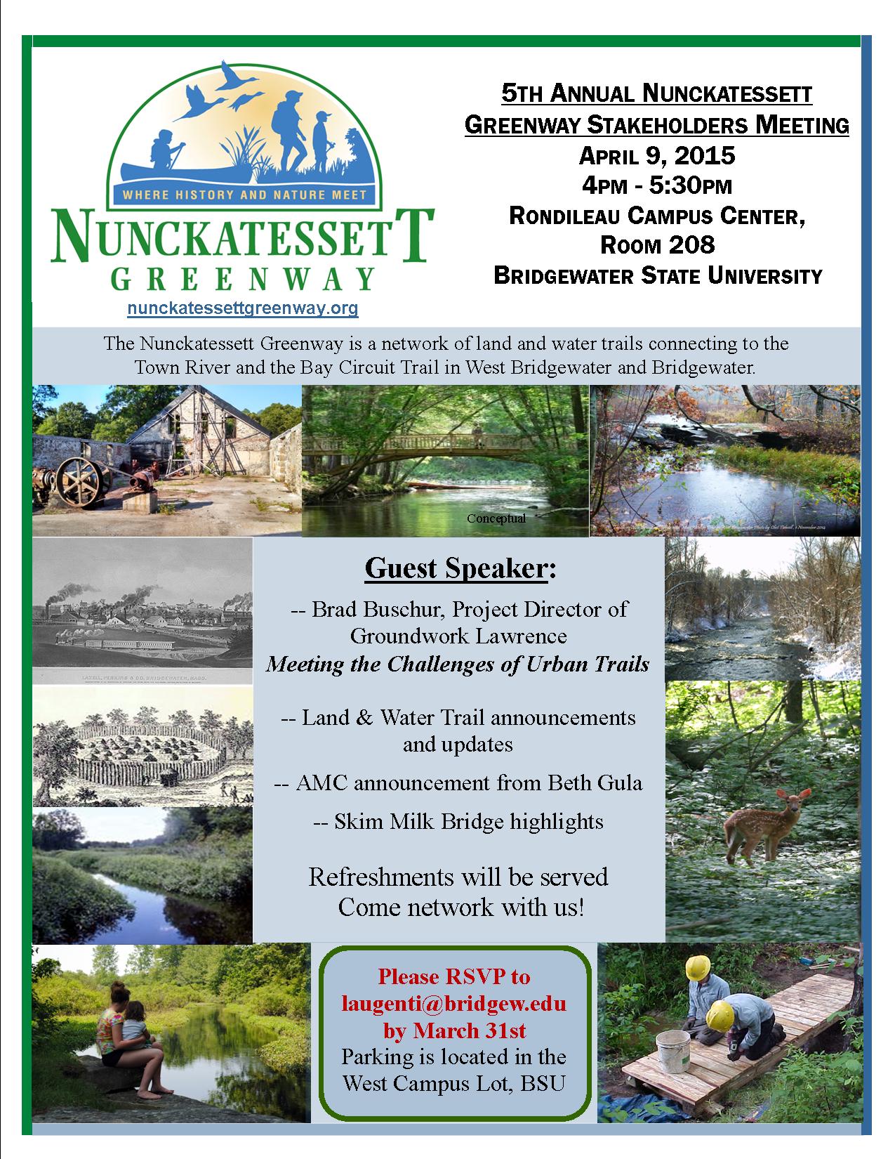 5th Annual Nunckatessett Greenway Stakeholders Meeting 2015